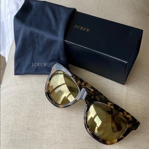 J. Crew Oversized Sunglasses with Case